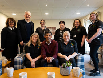 Prime Minister Rishi Sunak Visits Harrogate Neighbours Care Home010 53524534131 O